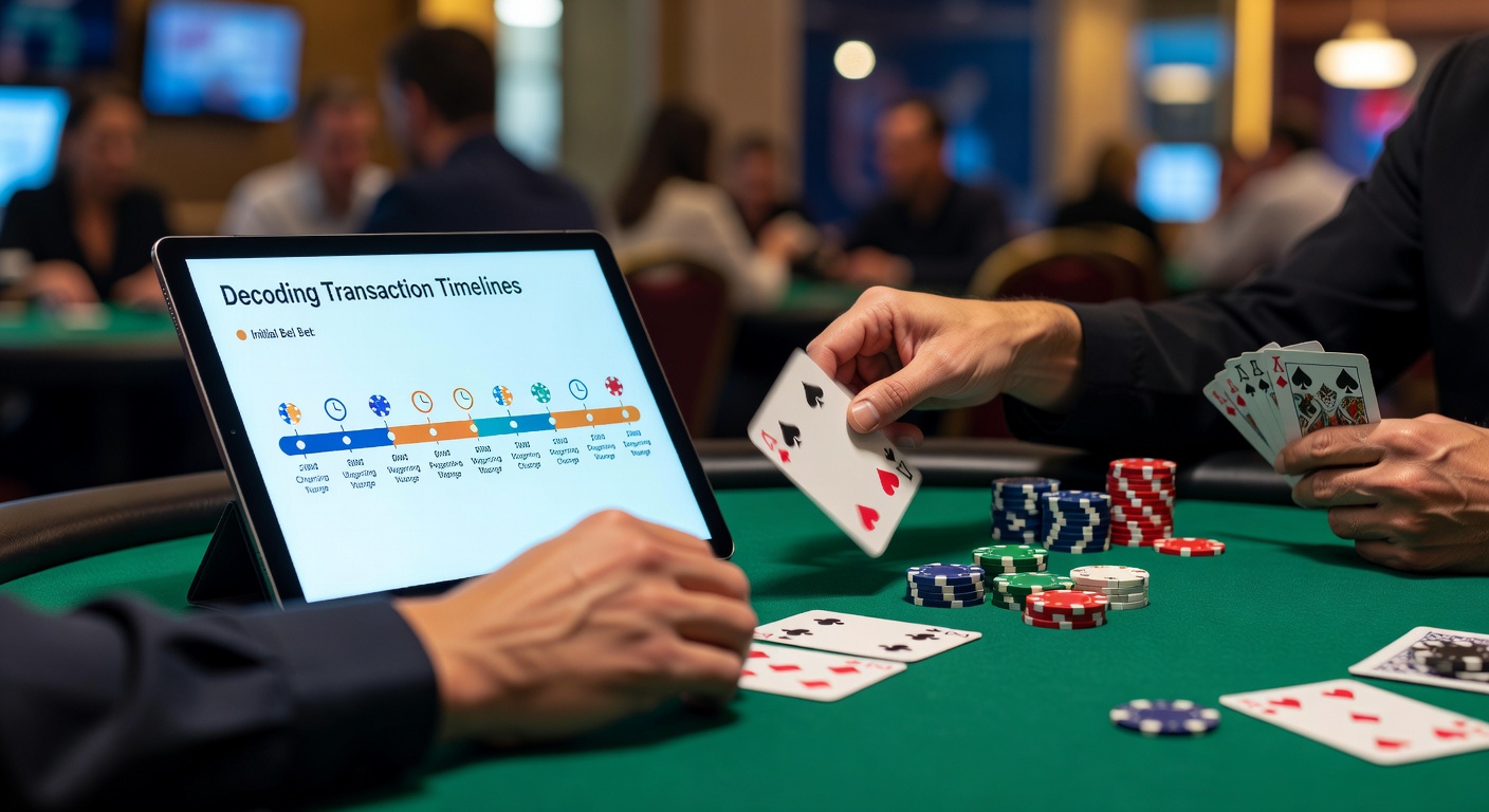 Darstellung von Transaktionszeitleisten in mobilen Casino-Apps mit Fokus auf Tischspiele