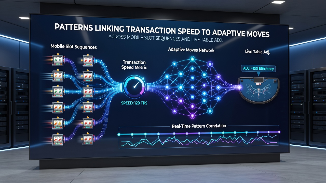 Illustration von Live-Tisch-Anpassungen und mobilen Transaktionsmustern