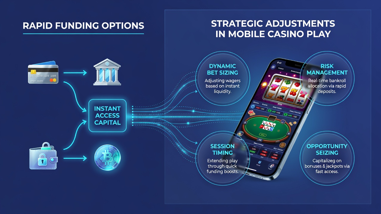 Strategische Anpassungen durch schnelle Zahlungen in mobilen Casinos