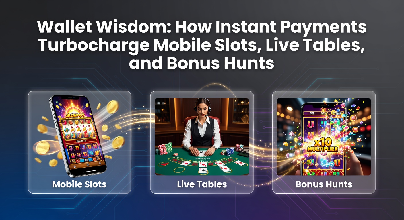 Dynamisches Bild eines digitalen Wallets, das blitzschnelle Transaktionen in mobilen Casino-Apps visualisiert, mit Slots und Live-Tischen im Hintergrund